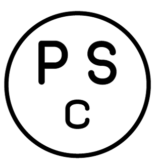 円で囲まれたPSCの文字
