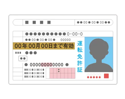 運転免許証のイメージ