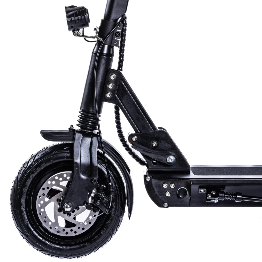 電動キックボードの前輪部分