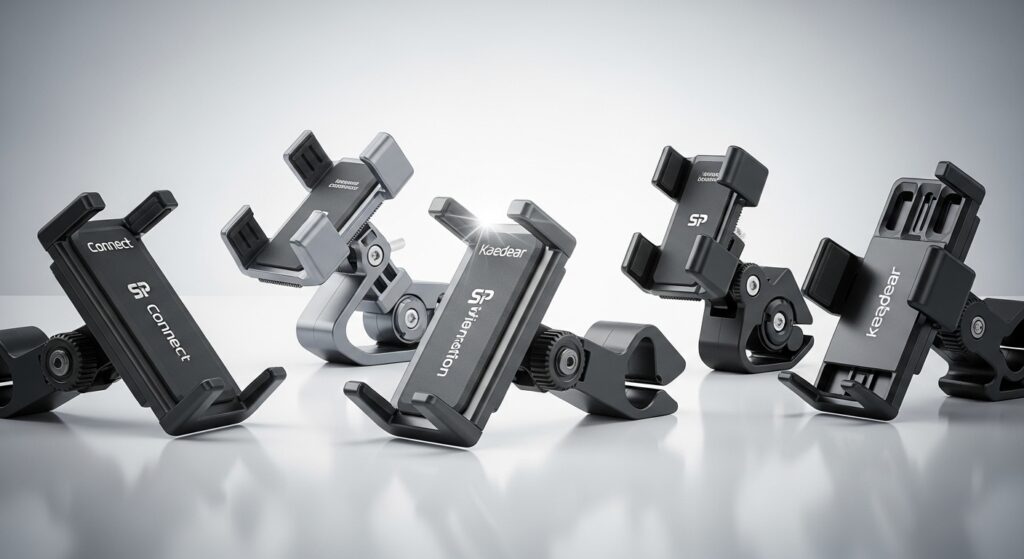 複数のスマートフォンホルダー製品写真